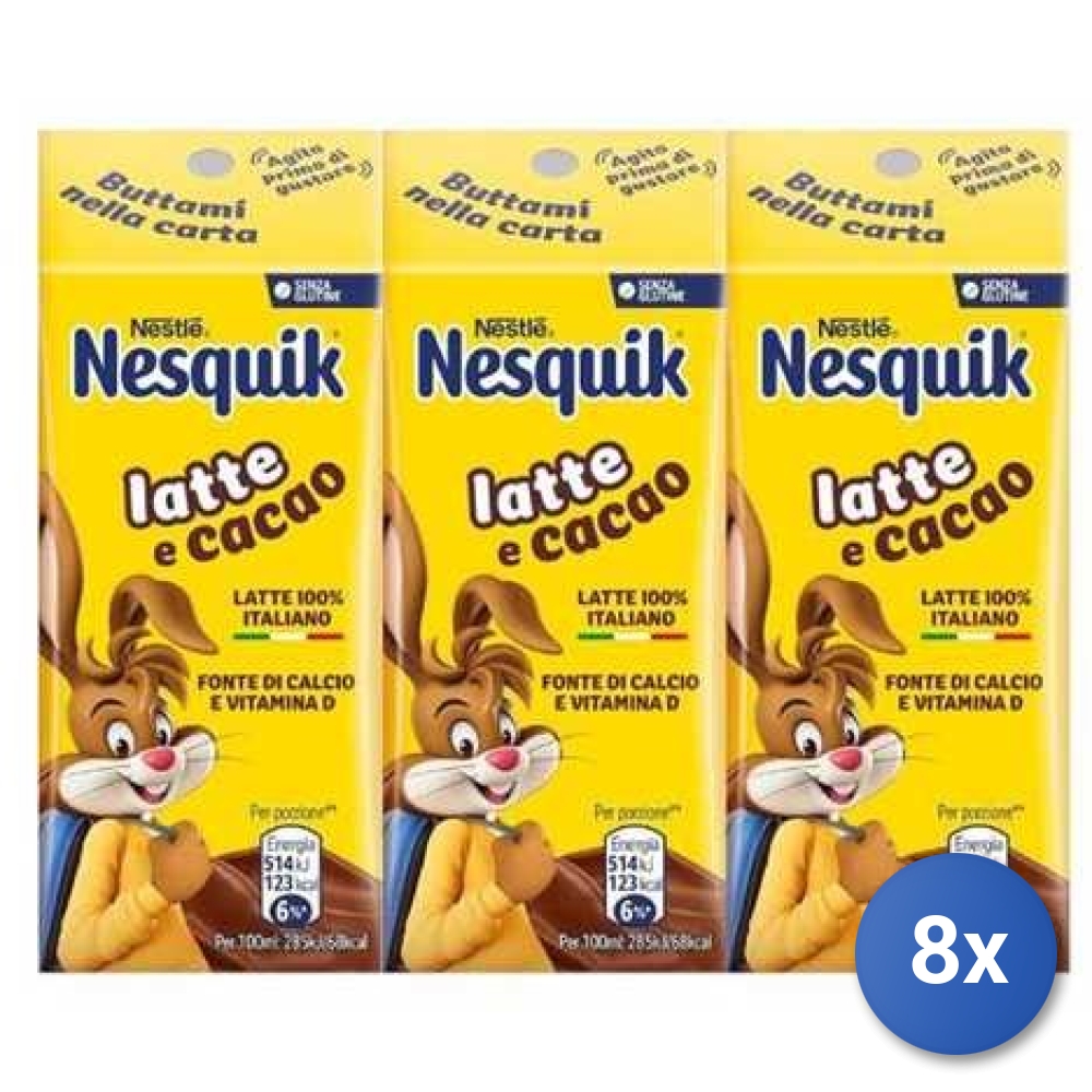 8X Multipack Nestle Nesquick Ready To Drink 180Ml X 3